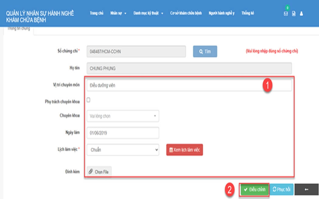 Hướng dẫn đăng ký Bổ sung nhân sự hành nghề của phòng khám lên Sở Y Tế Hướng dẫn đăng ký Bổ sung nhân sự hành nghề của phòng khám lên Sở Y Tế