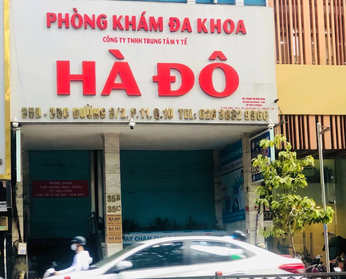 Phòng khám Hà Đô bị đình chỉ hoạt động