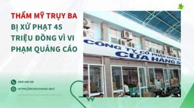 Công Ty Cổ Phần Dược Phẩm Quận 10 vi phạm y tế